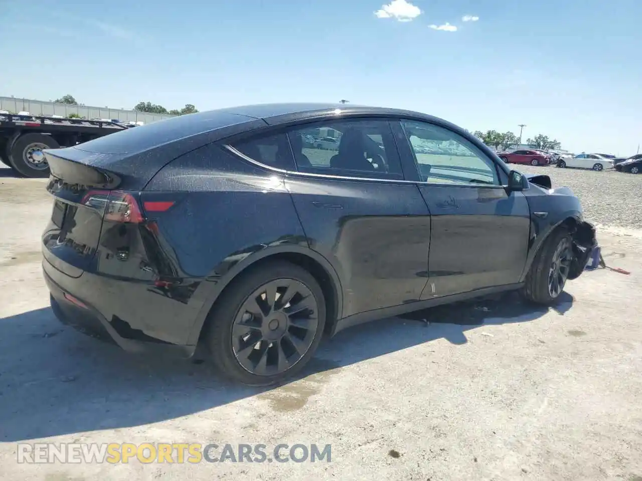 3 Photograph of a damaged car 7SAYGDED6PF950203 TESLA MODEL Y 2023