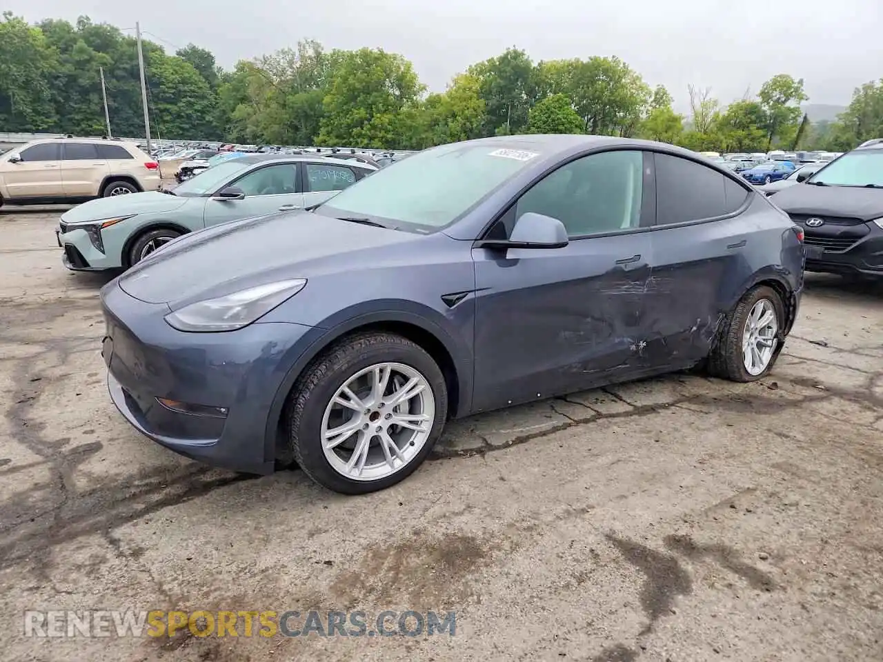 1 Фотография поврежденного автомобиля 7SAYGDED7PF923561 TESLA MODEL Y 2023