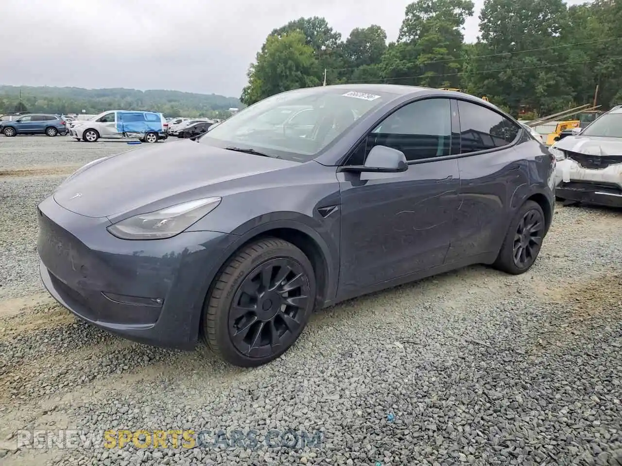 1 Photograph of a damaged car 7SAYGDED7PF961047 TESLA MODEL Y 2023