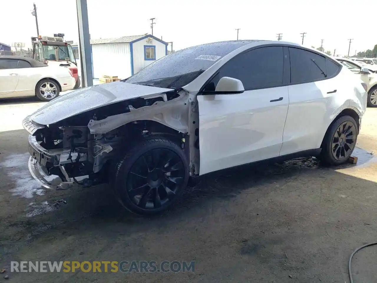 1 Photograph of a damaged car 7SAYGDED7PF964756 TESLA MODEL Y 2023