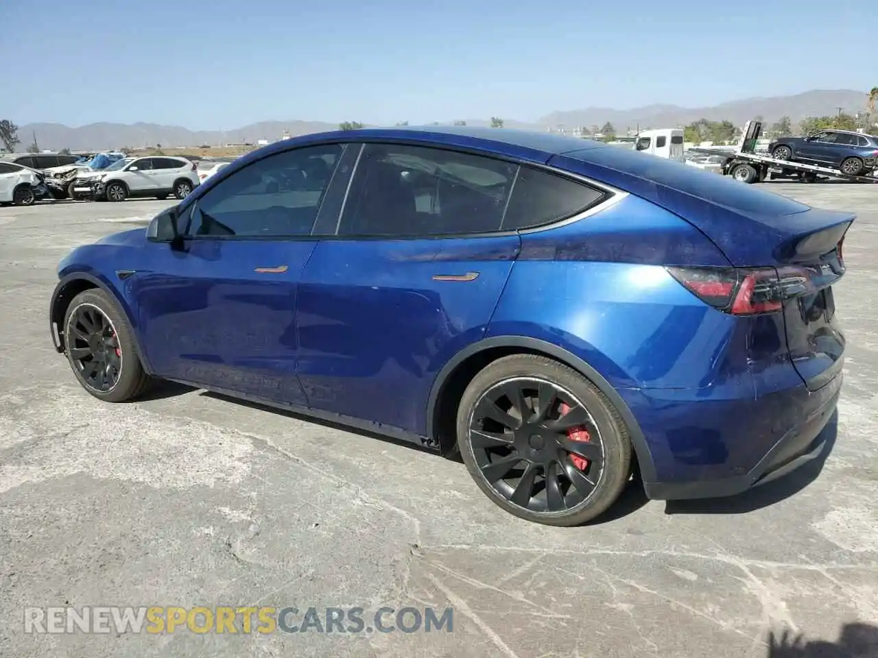 2 Photograph of a damaged car 7SAYGDED7PF977572 TESLA MODEL Y 2023