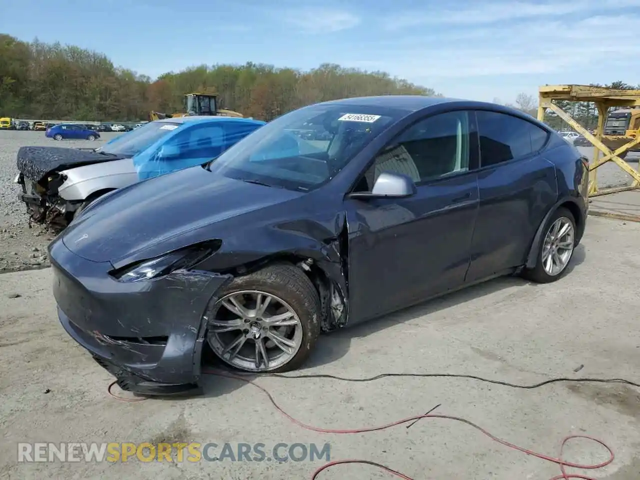 1 Photograph of a damaged car 7SAYGDED8PF915954 TESLA MODEL Y 2023