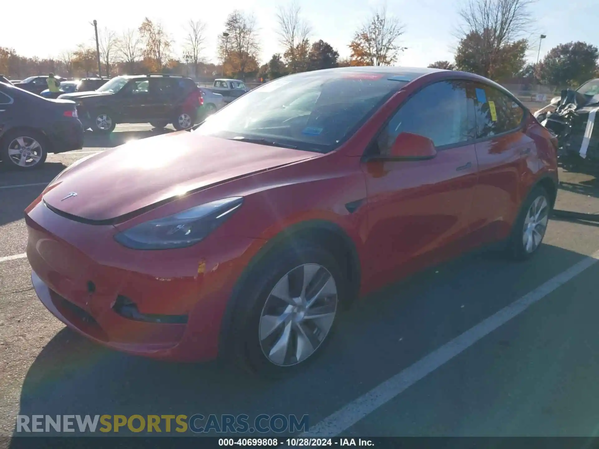 2 Photograph of a damaged car 7SAYGDED8PF934455 TESLA MODEL Y 2023