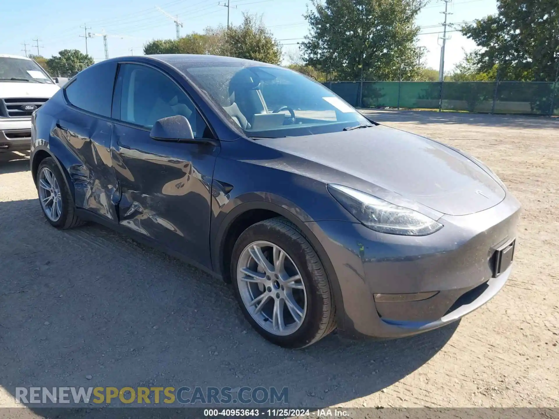 1 Photograph of a damaged car 7SAYGDED8PF944970 TESLA MODEL Y 2023