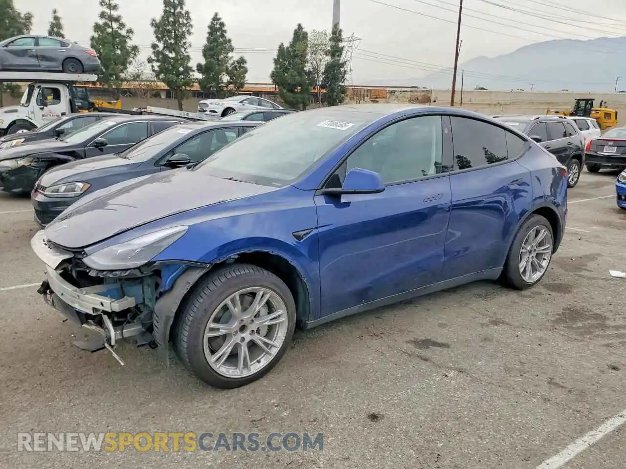 1 Photograph of a damaged car 7SAYGDED8PF957377 TESLA MODEL Y 2023