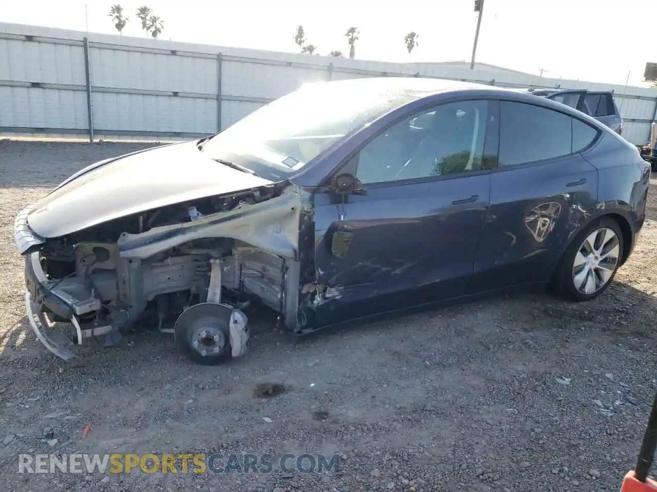 1 Photograph of a damaged car 7SAYGDED8PF958836 TESLA MODEL Y 2023