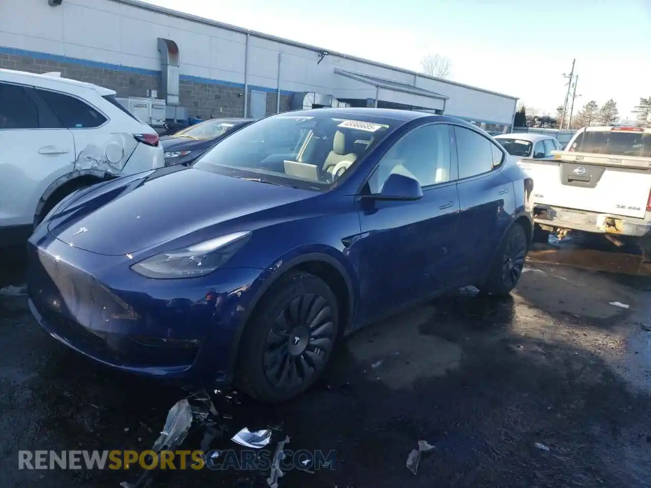 1 Photograph of a damaged car 7SAYGDED8PF959226 TESLA MODEL Y 2023