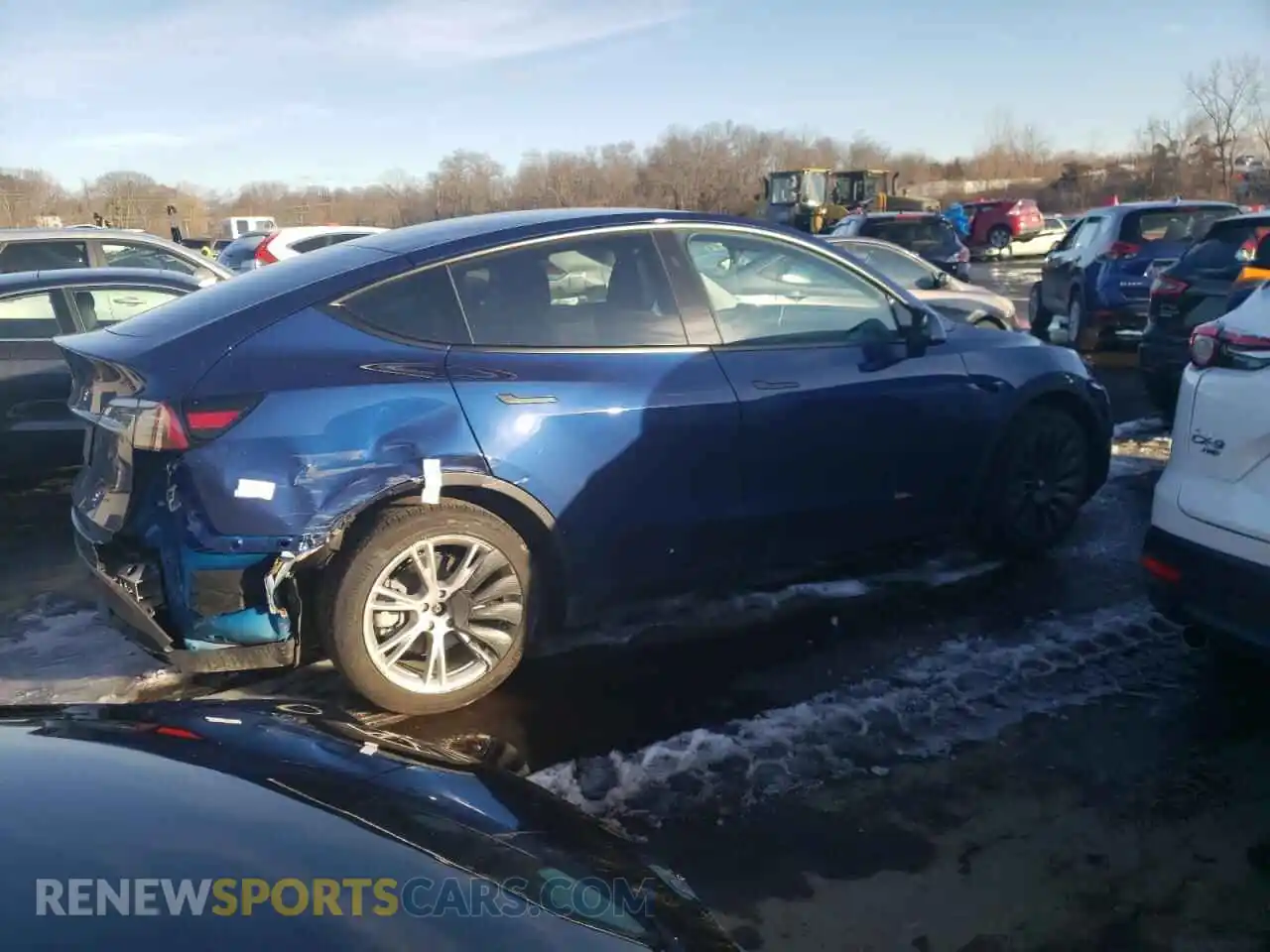 3 Photograph of a damaged car 7SAYGDED8PF959226 TESLA MODEL Y 2023