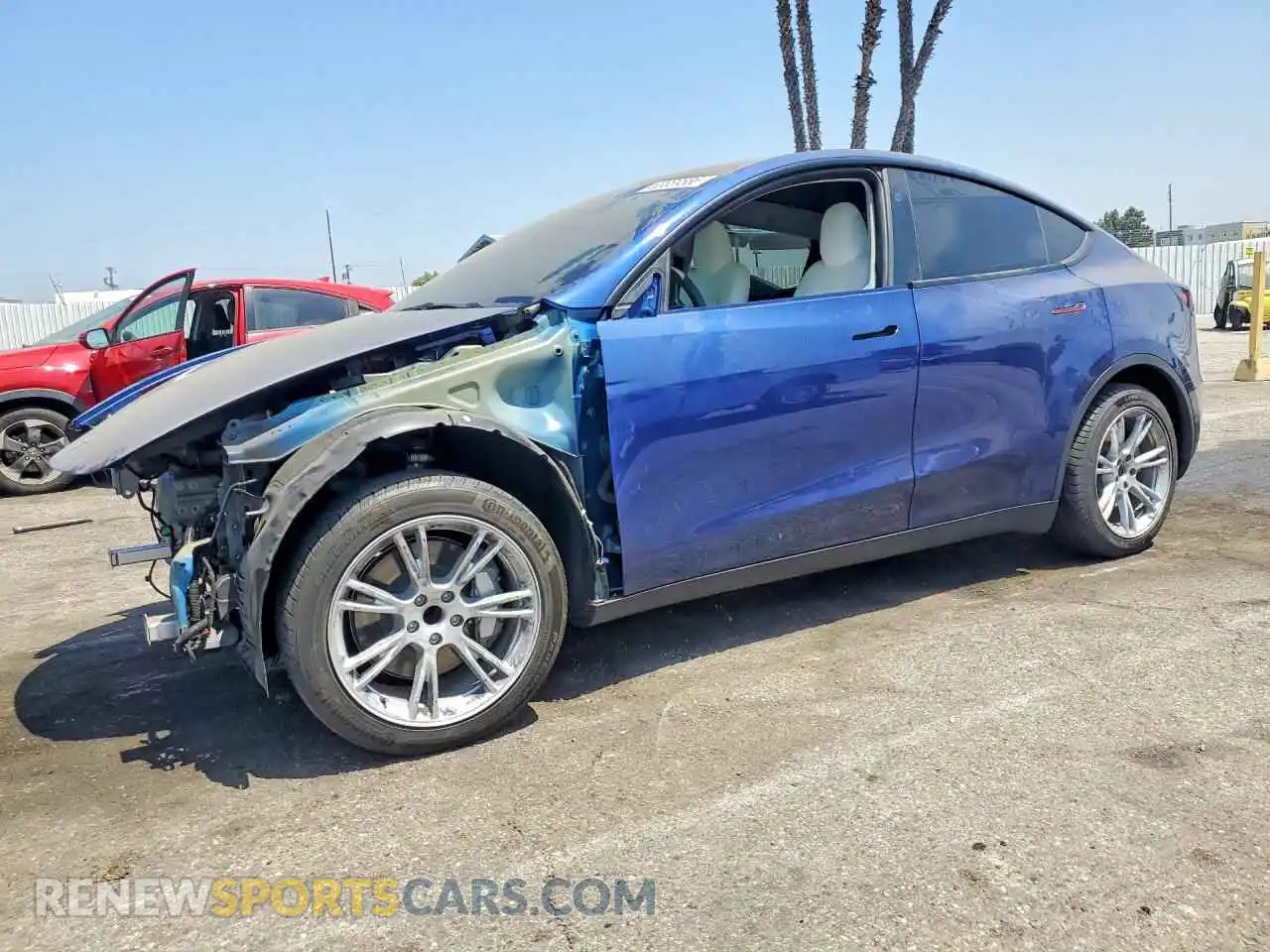 1 Photograph of a damaged car 7SAYGDED8PF960571 TESLA MODEL Y 2023