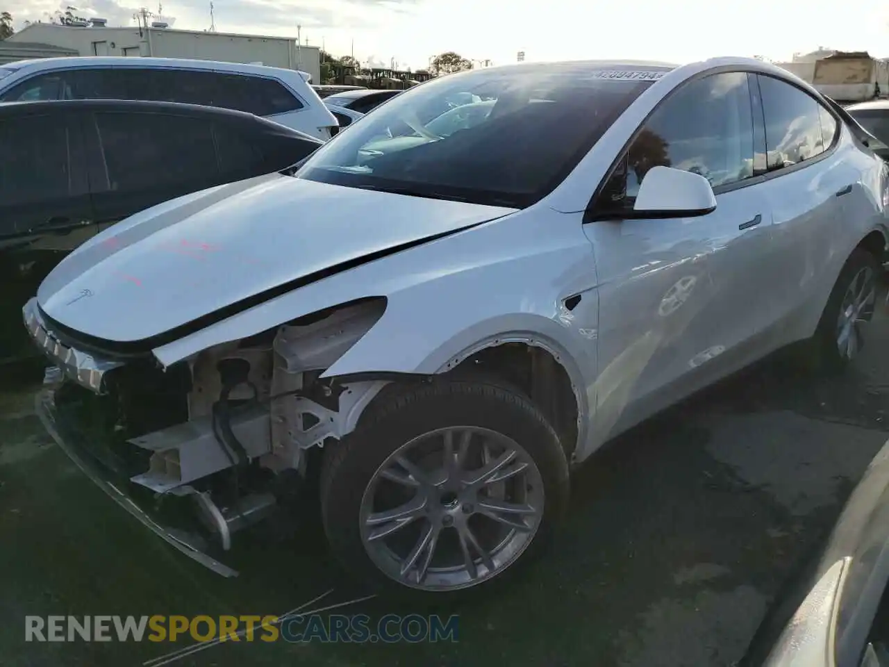 1 Photograph of a damaged car 7SAYGDEDXPF958143 TESLA MODEL Y 2023