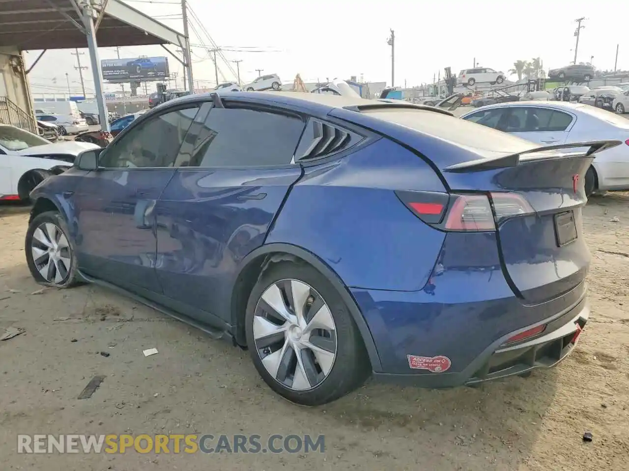 2 fotografías del automóvil dañado 7SAYGDEDXPF962158 TESLA MODEL Y 2023