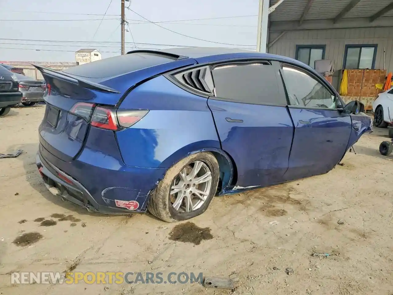 3 fotografías del automóvil dañado 7SAYGDEDXPF962158 TESLA MODEL Y 2023