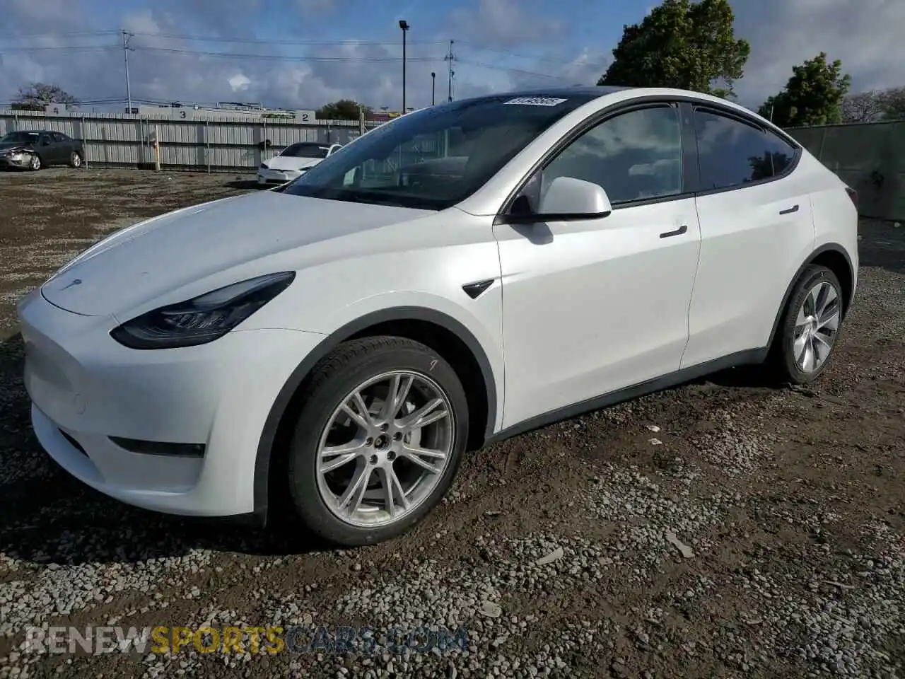 1 Photograph of a damaged car 7SAYGDEE0PA037829 TESLA MODEL Y 2023