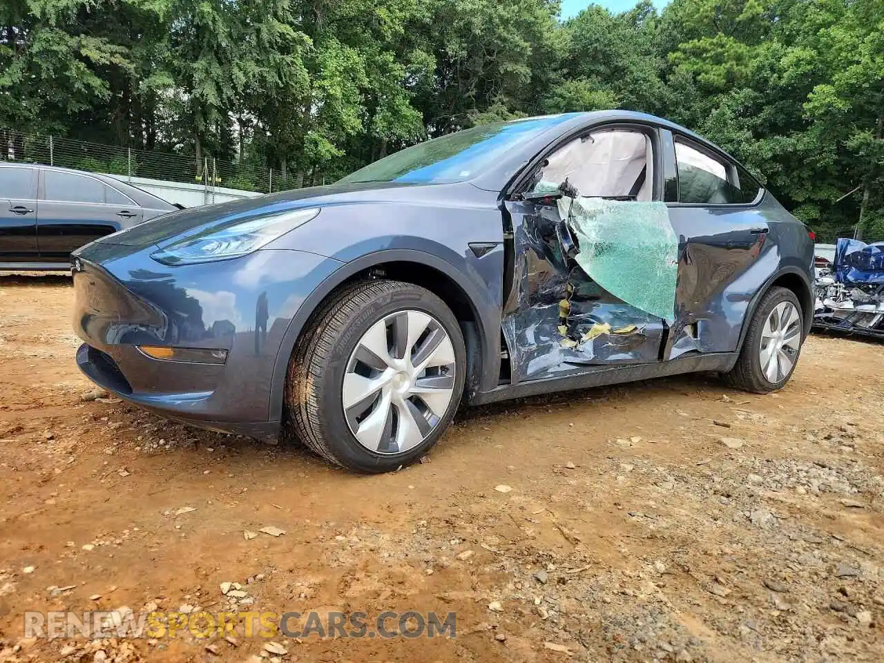 1 Photograph of a damaged car 7SAYGDEE0PA038298 TESLA MODEL Y 2023