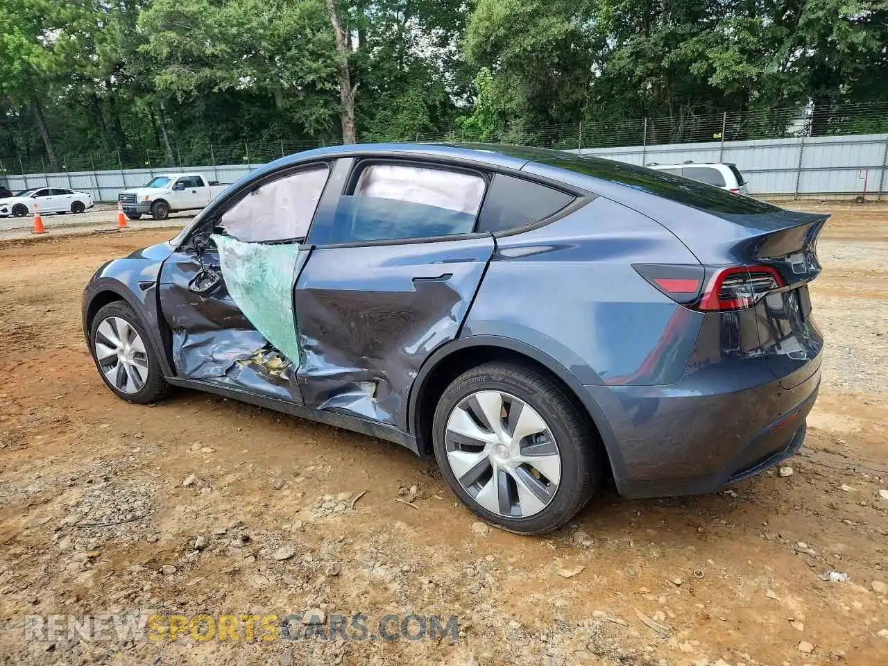 2 Photograph of a damaged car 7SAYGDEE0PA038298 TESLA MODEL Y 2023