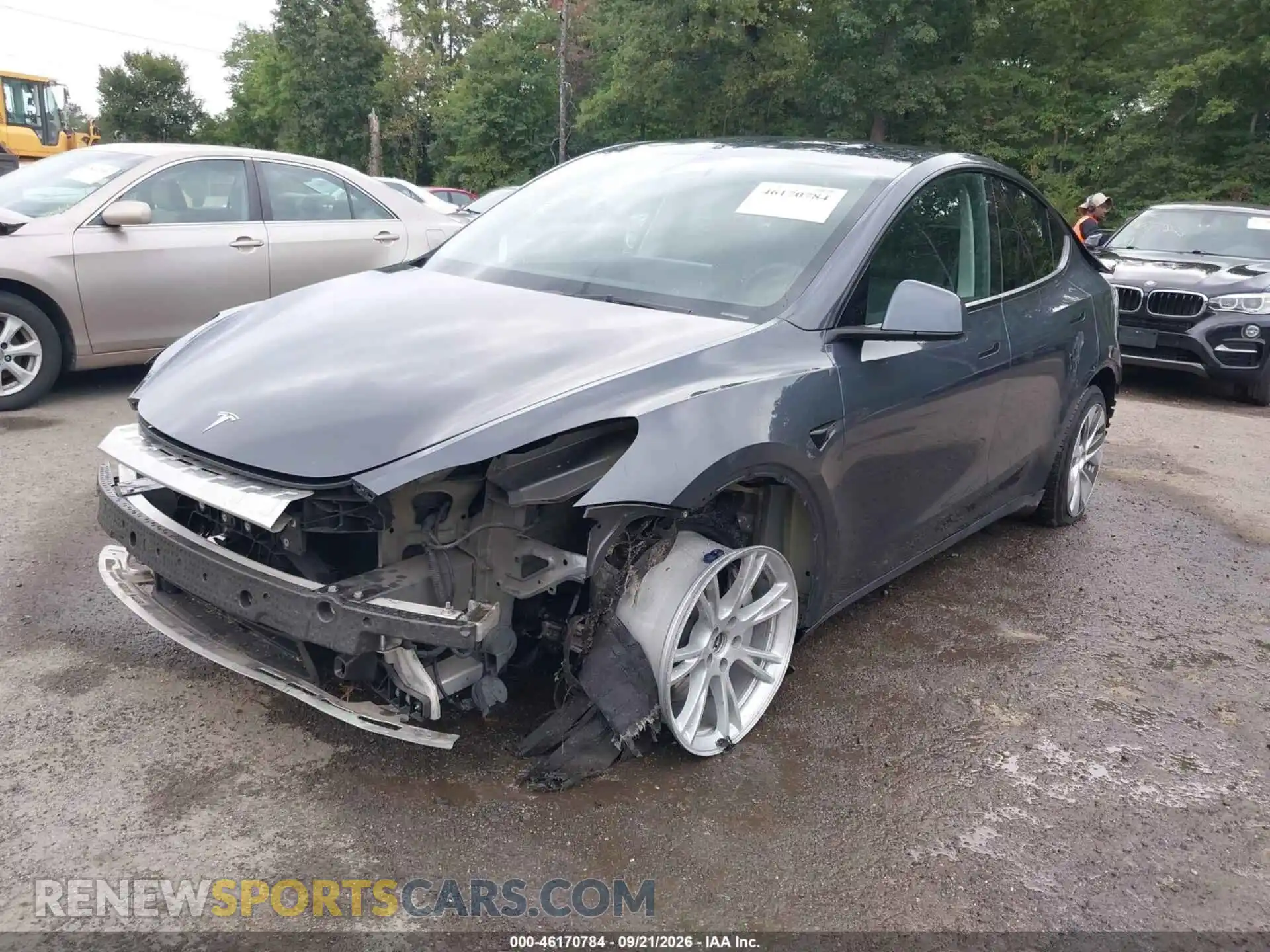 2 Photograph of a damaged car 7SAYGDEE0PA040309 TESLA MODEL Y 2023