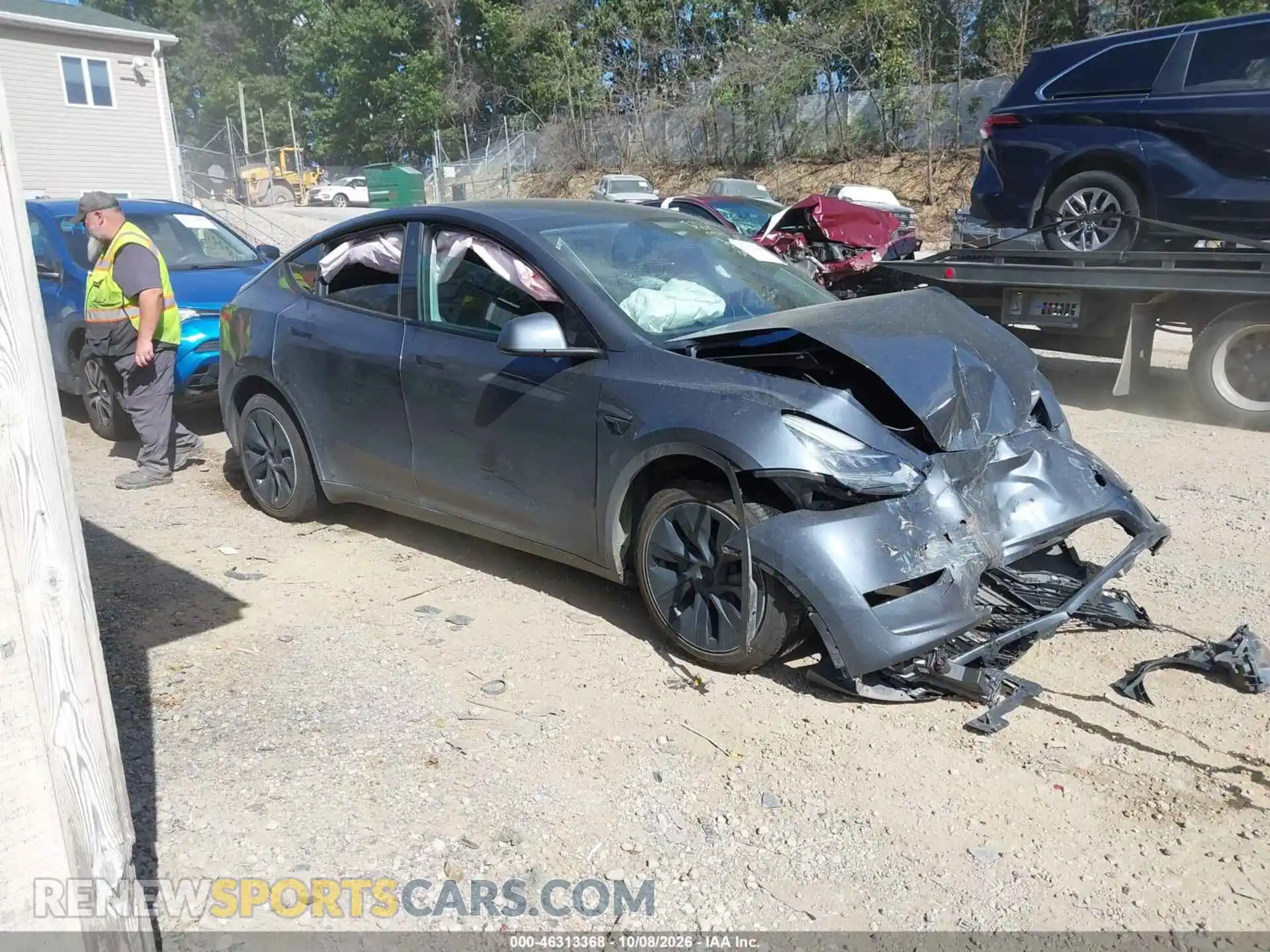 1 Photograph of a damaged car 7SAYGDEE0PA040911 TESLA MODEL Y 2023