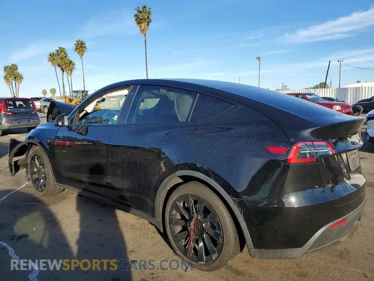 2 Photograph of a damaged car 7SAYGDEE0PA045753 TESLA MODEL Y 2023