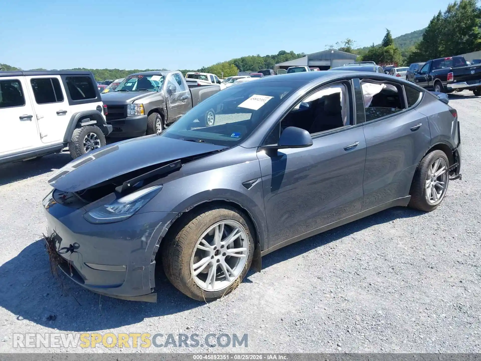 2 Photograph of a damaged car 7SAYGDEE0PA054467 TESLA MODEL Y 2023