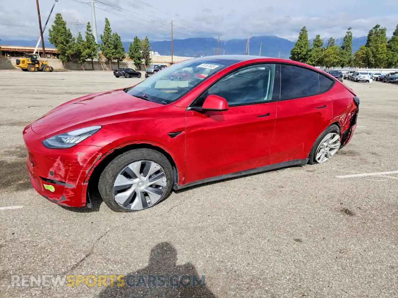 1 Photograph of a damaged car 7SAYGDEE0PA055795 TESLA MODEL Y 2023