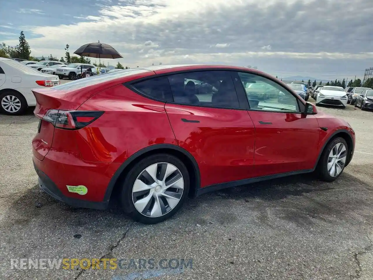 3 Photograph of a damaged car 7SAYGDEE0PA055795 TESLA MODEL Y 2023