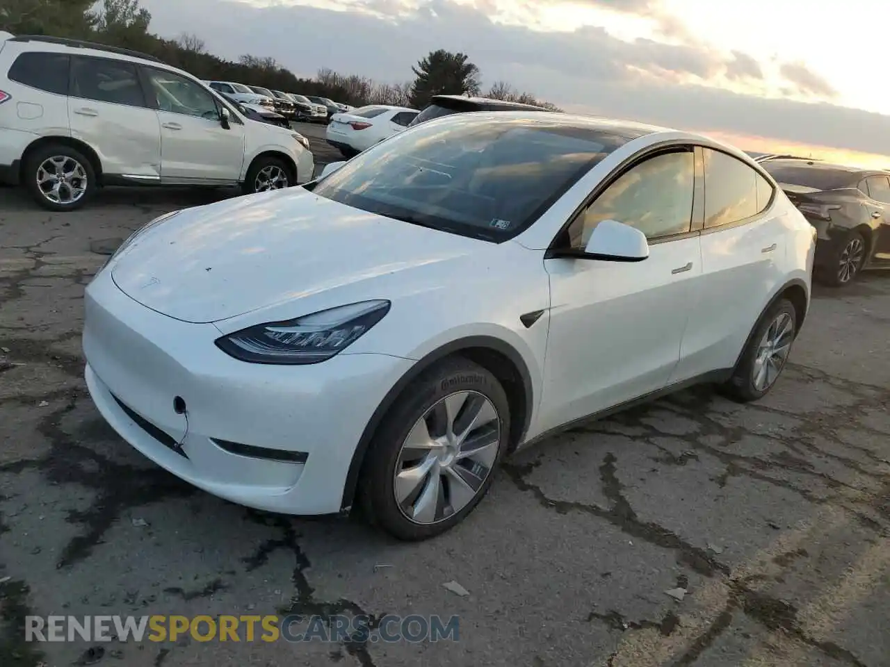 1 Photograph of a damaged car 7SAYGDEE0PA056087 TESLA MODEL Y 2023