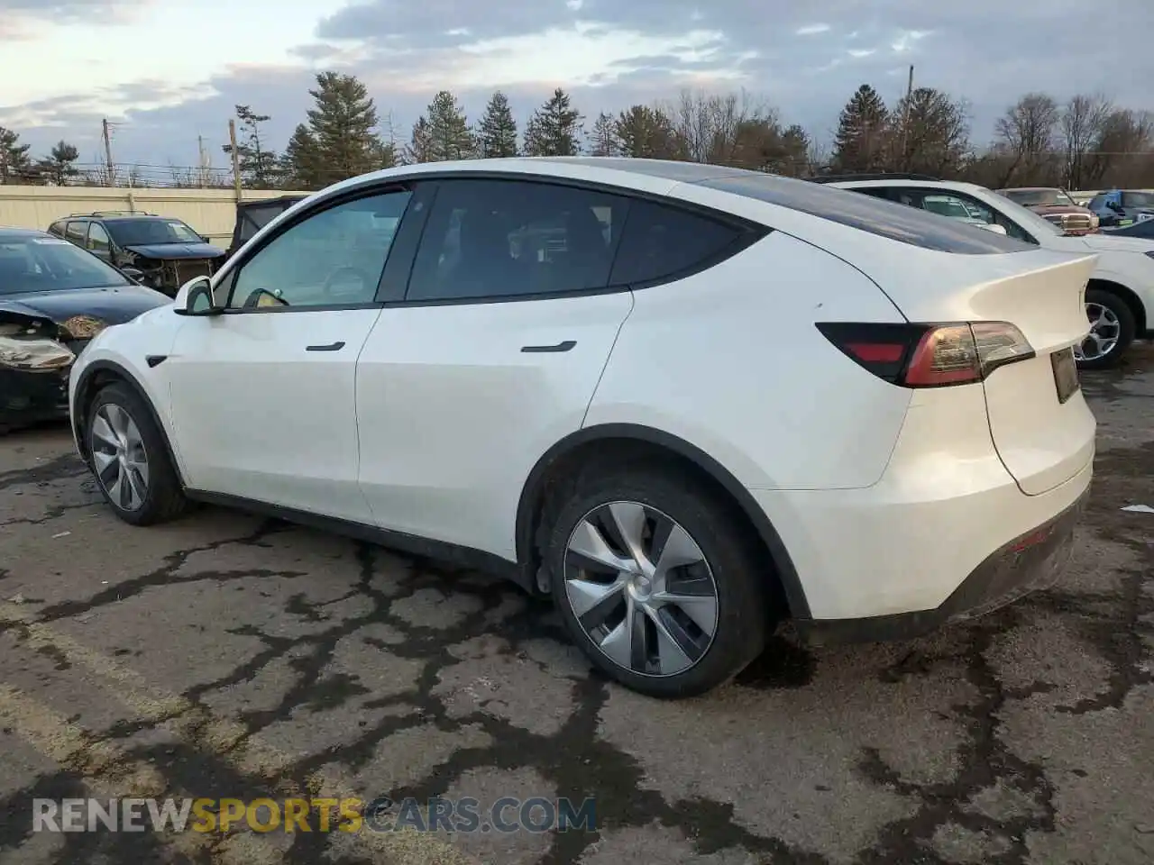 2 Photograph of a damaged car 7SAYGDEE0PA056087 TESLA MODEL Y 2023