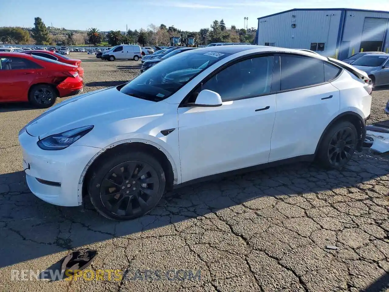 1 Photograph of a damaged car 7SAYGDEE0PA057904 TESLA MODEL Y 2023