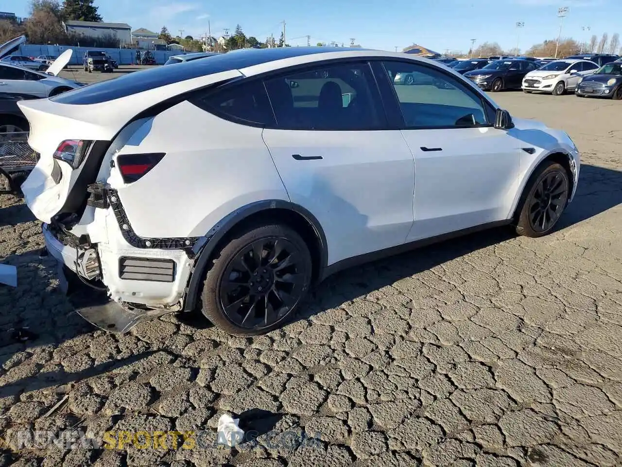 3 Photograph of a damaged car 7SAYGDEE0PA057904 TESLA MODEL Y 2023