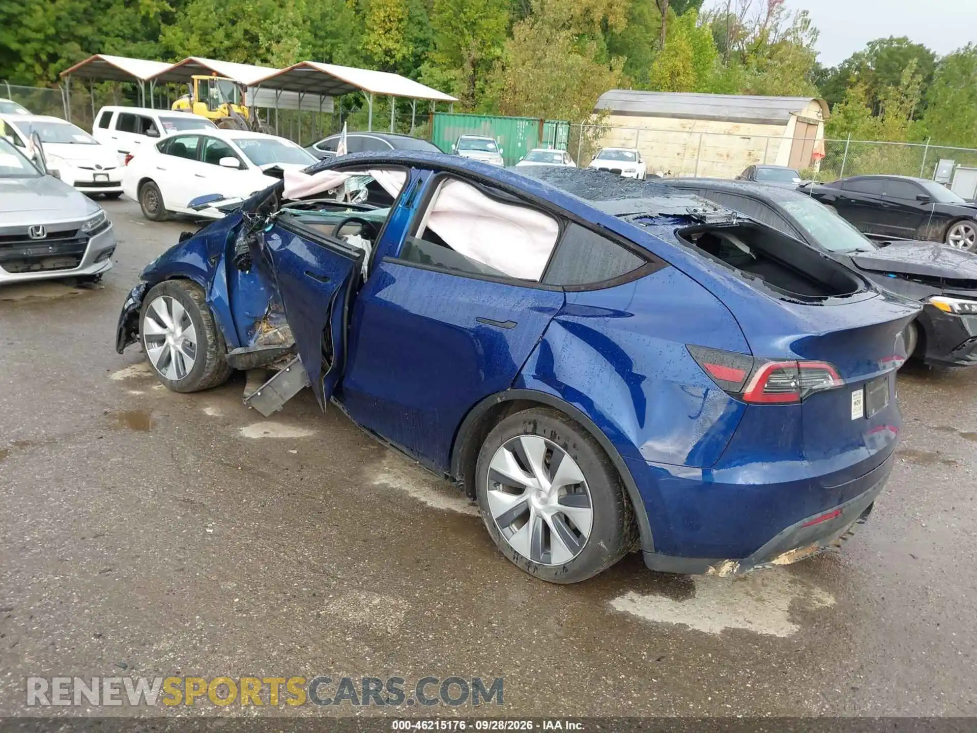 3 fotografías del automóvil dañado 7SAYGDEE0PA059040 TESLA MODEL Y 2023