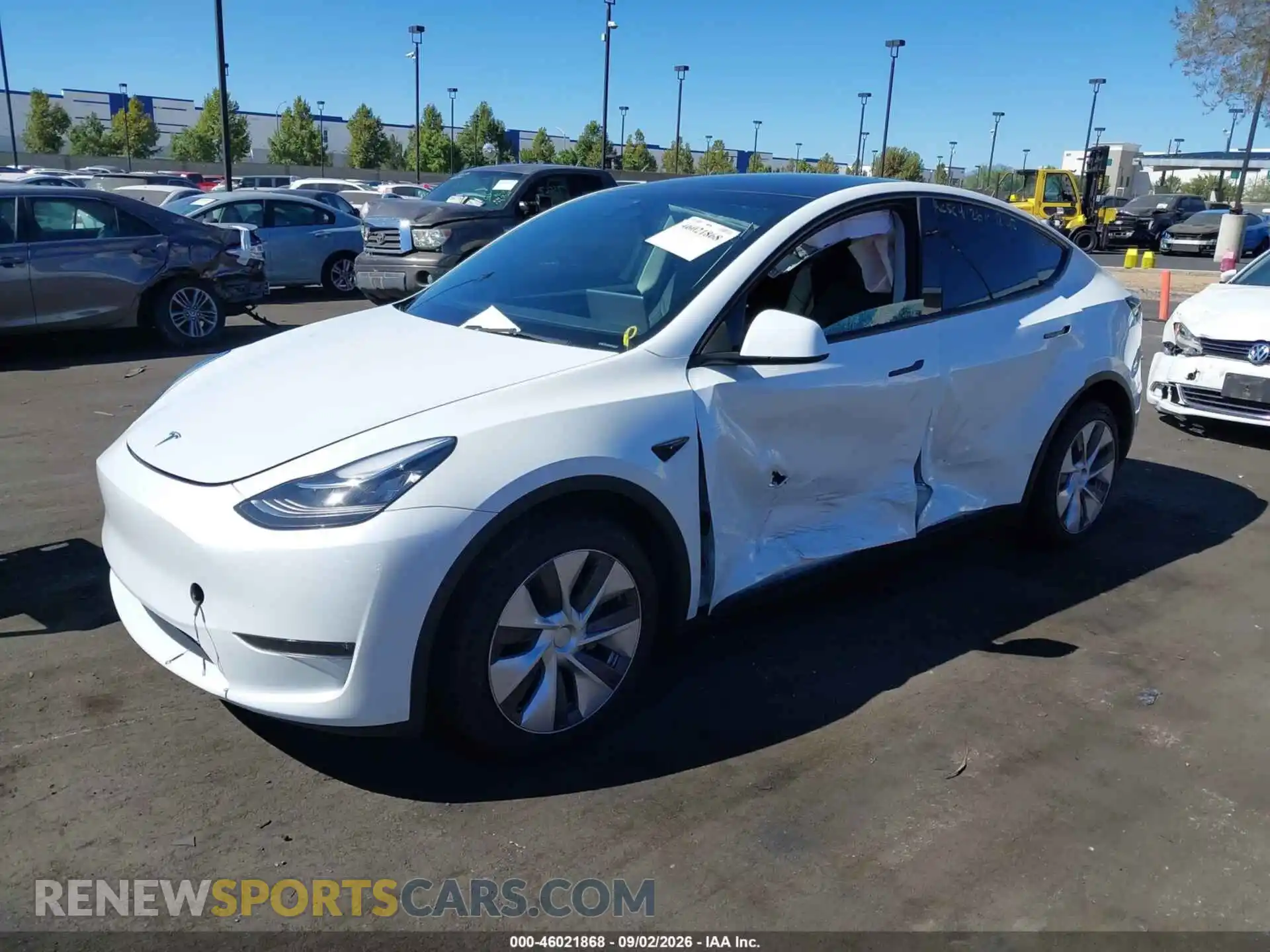 2 Фотография поврежденного автомобиля 7SAYGDEE0PA062763 TESLA MODEL Y 2023