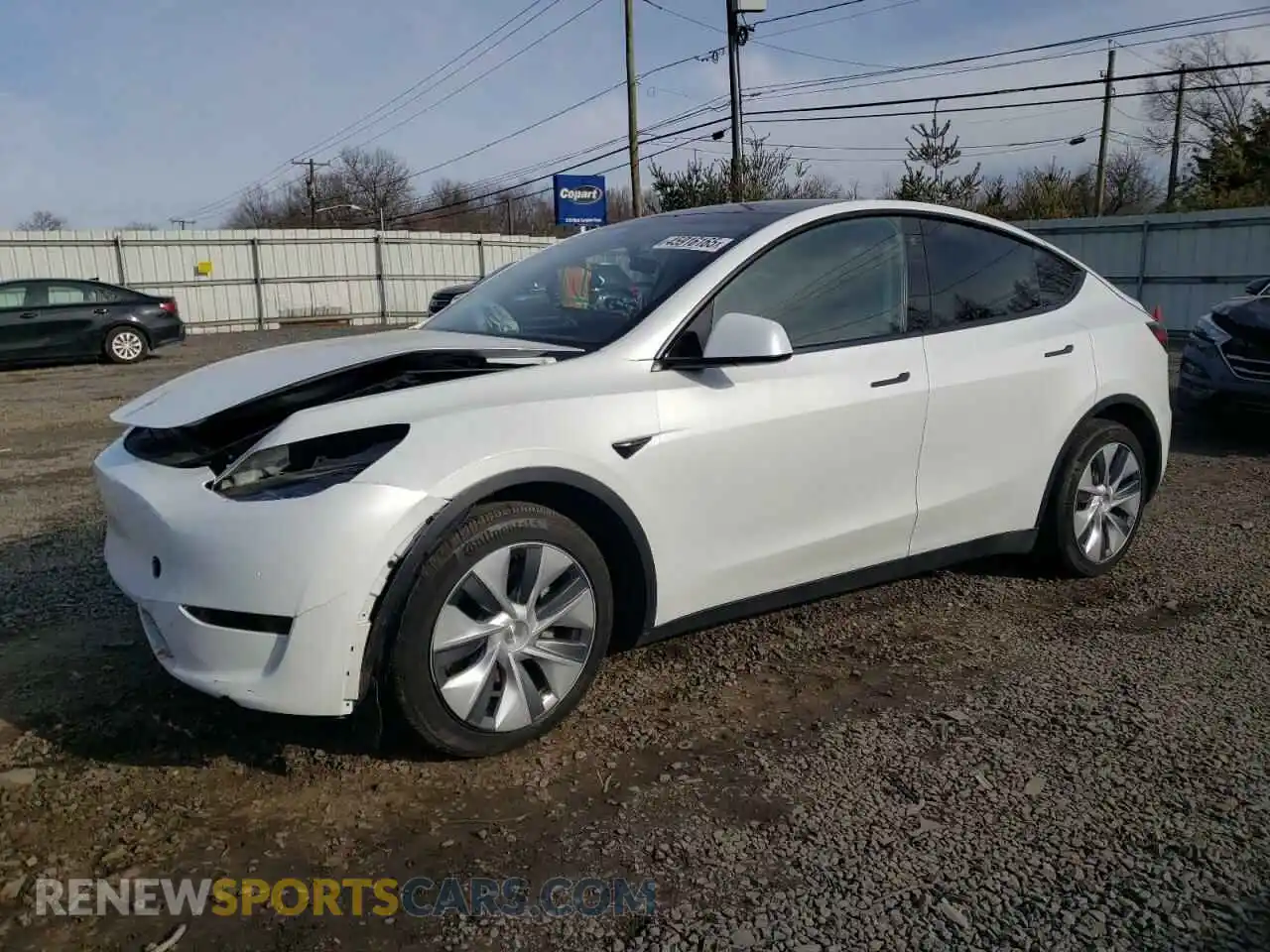 1 Photograph of a damaged car 7SAYGDEE0PA065923 TESLA MODEL Y 2023