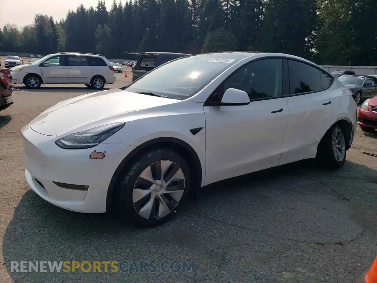 1 Photograph of a damaged car 7SAYGDEE0PA067140 TESLA MODEL Y 2023