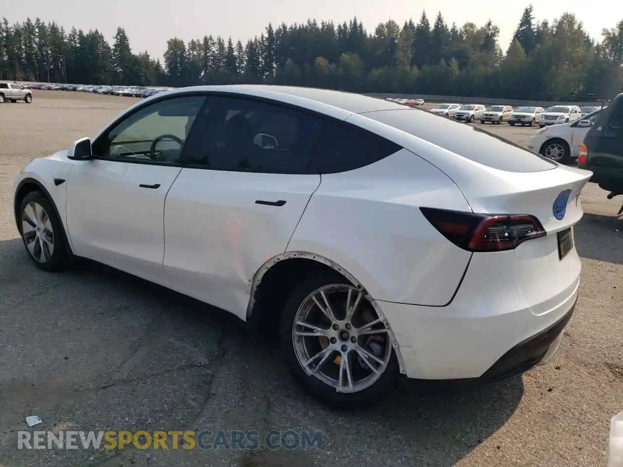 2 Photograph of a damaged car 7SAYGDEE0PA067140 TESLA MODEL Y 2023