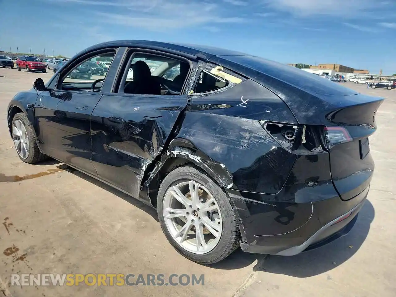 2 Photograph of a damaged car 7SAYGDEE0PA068272 TESLA MODEL Y 2023