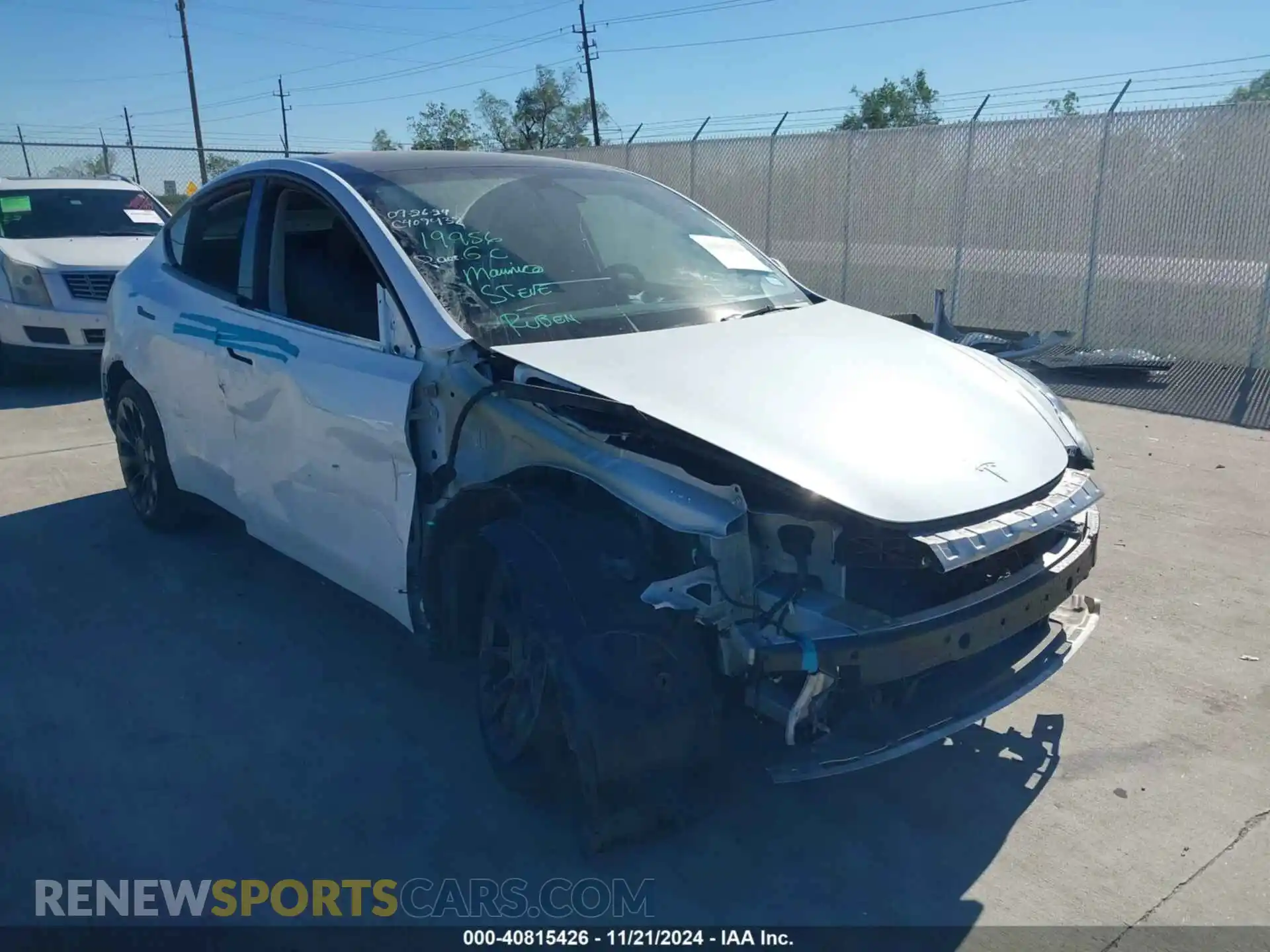 1 Photograph of a damaged car 7SAYGDEE0PA072015 TESLA MODEL Y 2023