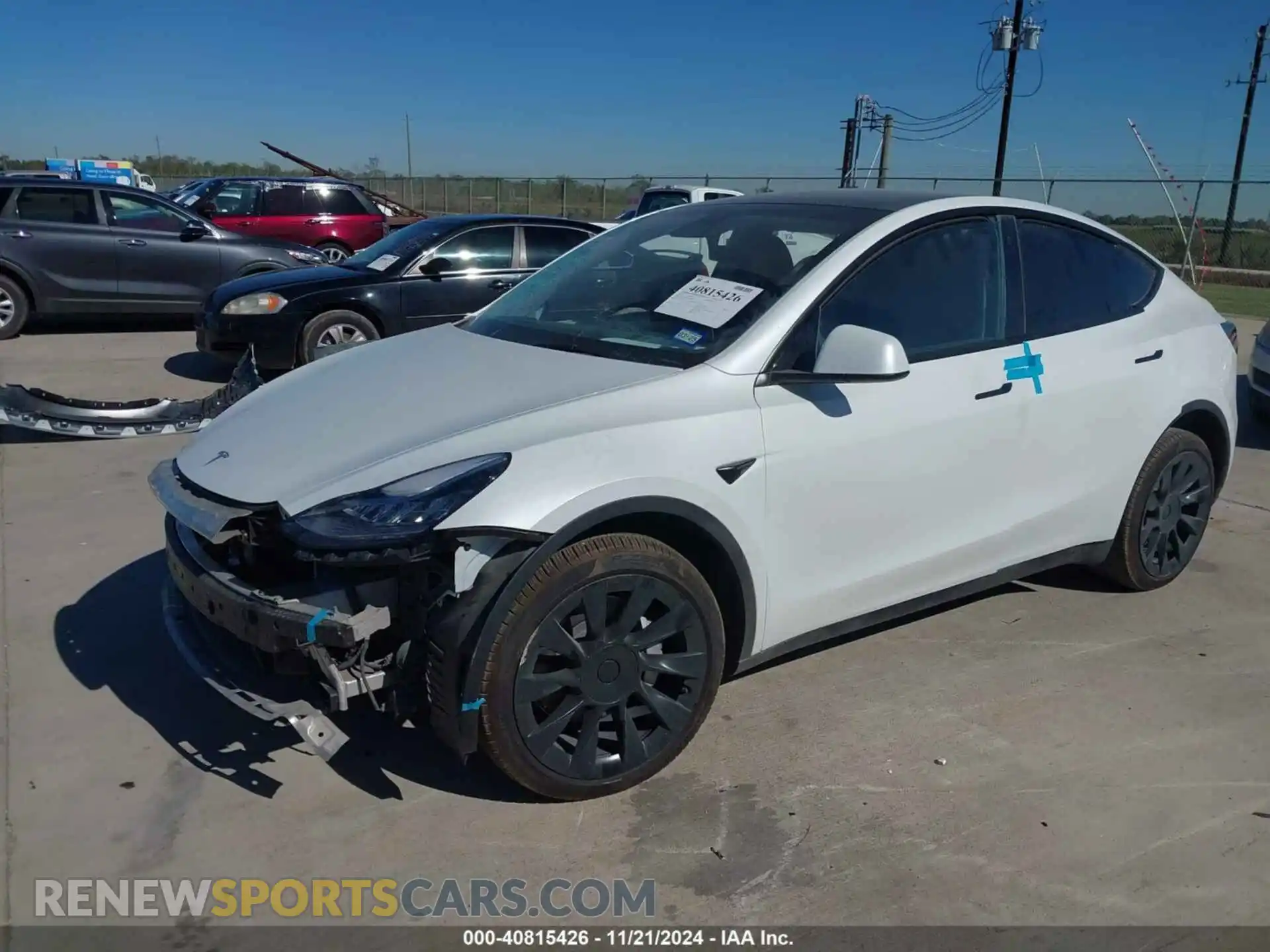 2 Photograph of a damaged car 7SAYGDEE0PA072015 TESLA MODEL Y 2023
