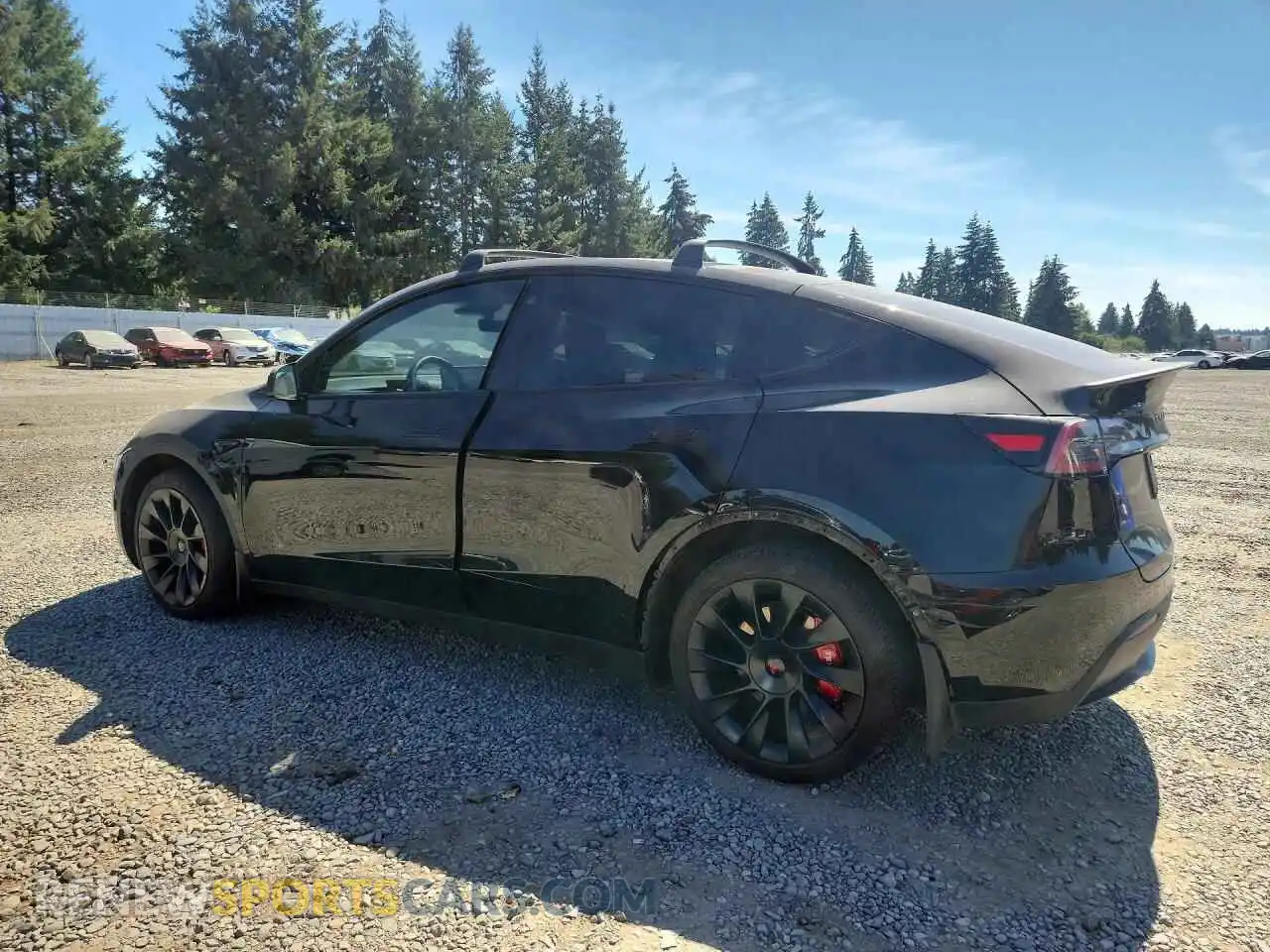 2 Photograph of a damaged car 7SAYGDEE0PA105031 TESLA MODEL Y 2023