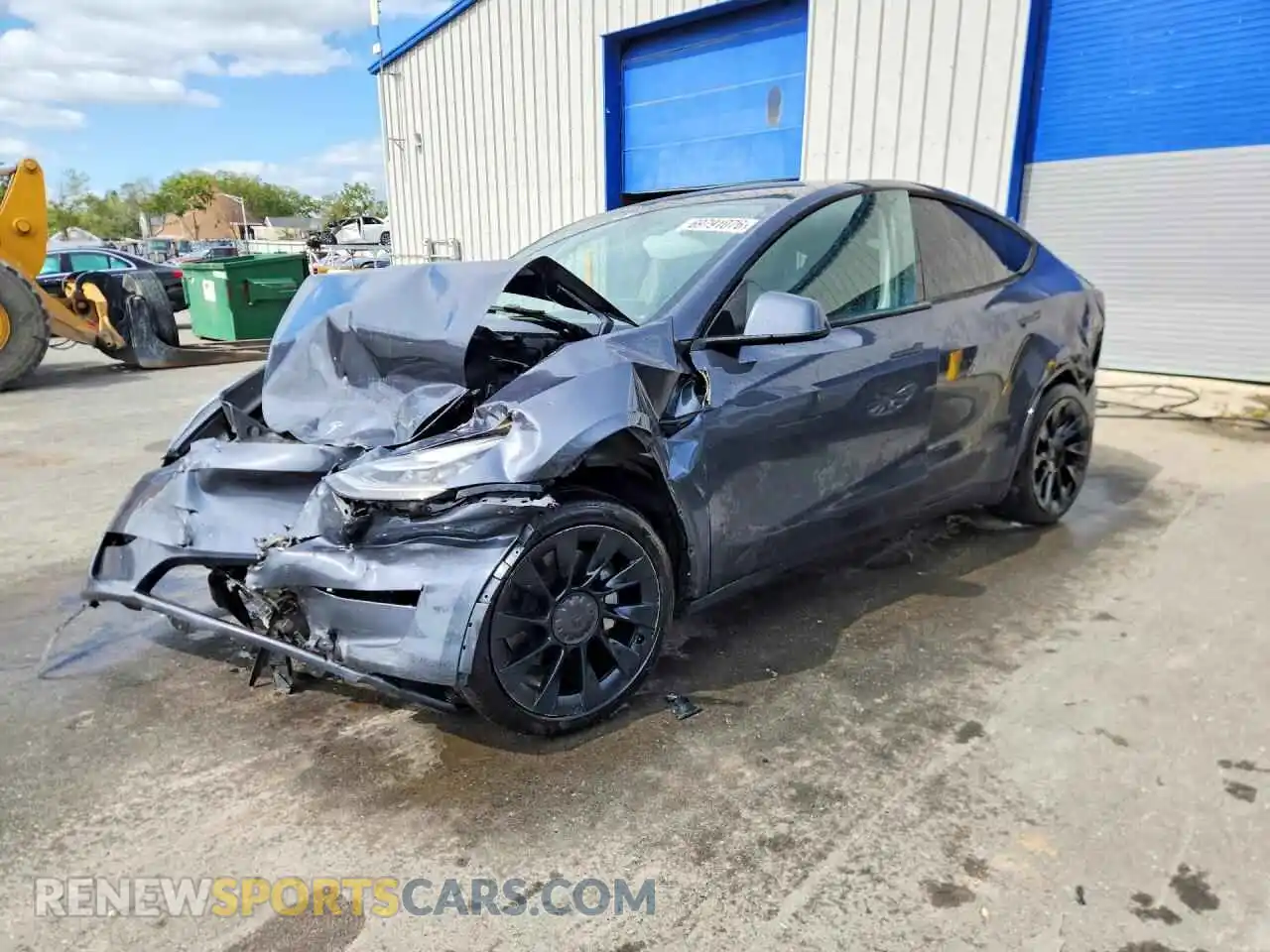 1 Photograph of a damaged car 7SAYGDEE0PA110102 TESLA MODEL Y 2023