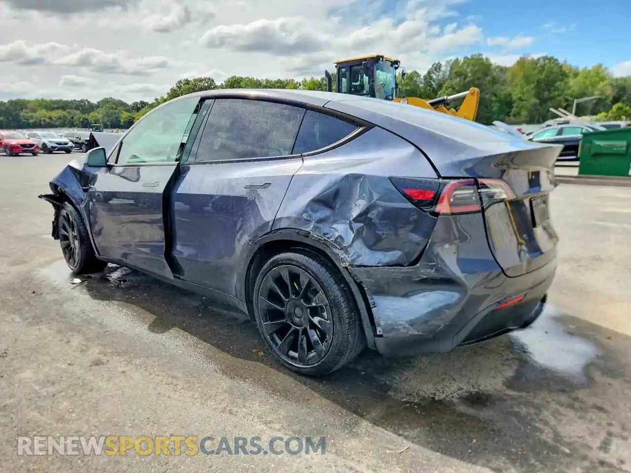 2 Photograph of a damaged car 7SAYGDEE0PA110102 TESLA MODEL Y 2023