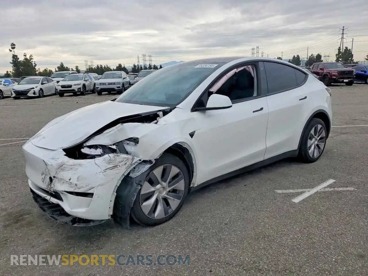 1 Photograph of a damaged car 7SAYGDEE0PA113484 TESLA MODEL Y 2023