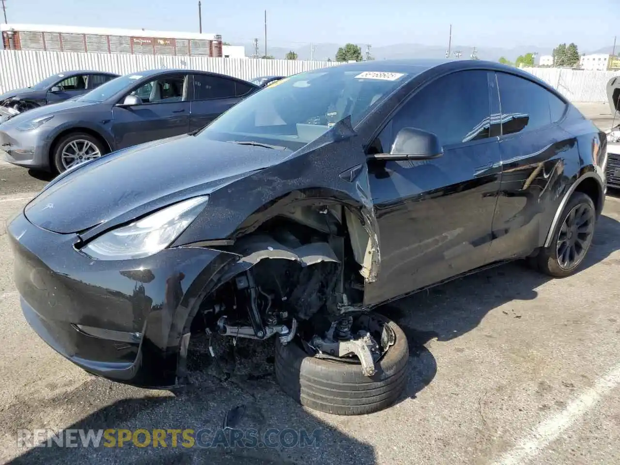1 Photograph of a damaged car 7SAYGDEE0PA116286 TESLA MODEL Y 2023