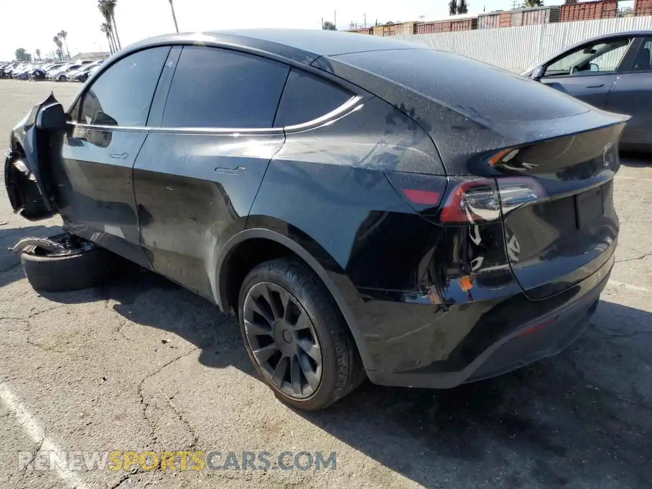 2 Photograph of a damaged car 7SAYGDEE0PA116286 TESLA MODEL Y 2023