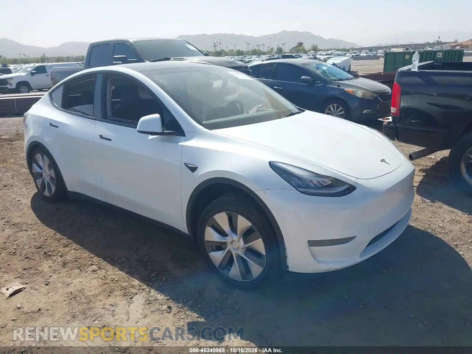 1 Фотография поврежденного автомобиля 7SAYGDEE0PA116725 TESLA MODEL Y 2023