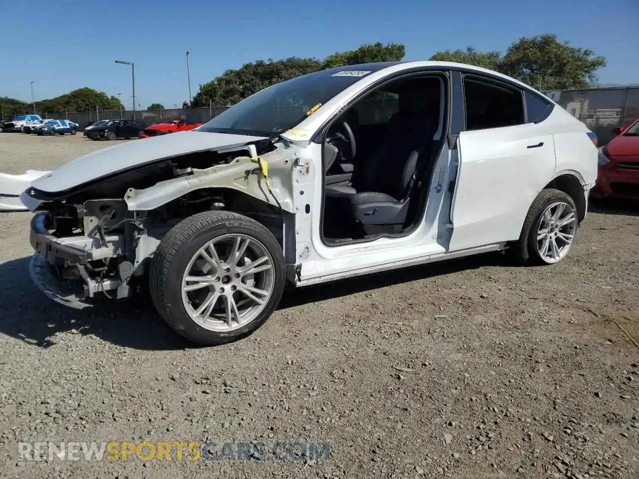 1 Photograph of a damaged car 7SAYGDEE0PA129717 TESLA MODEL Y 2023