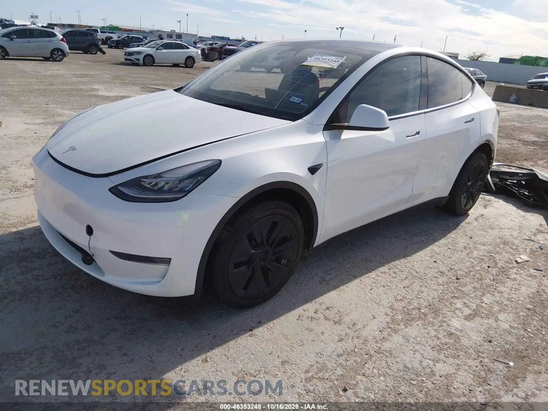 2 Фотография поврежденного автомобиля 7SAYGDEE0PA130236 TESLA MODEL Y 2023