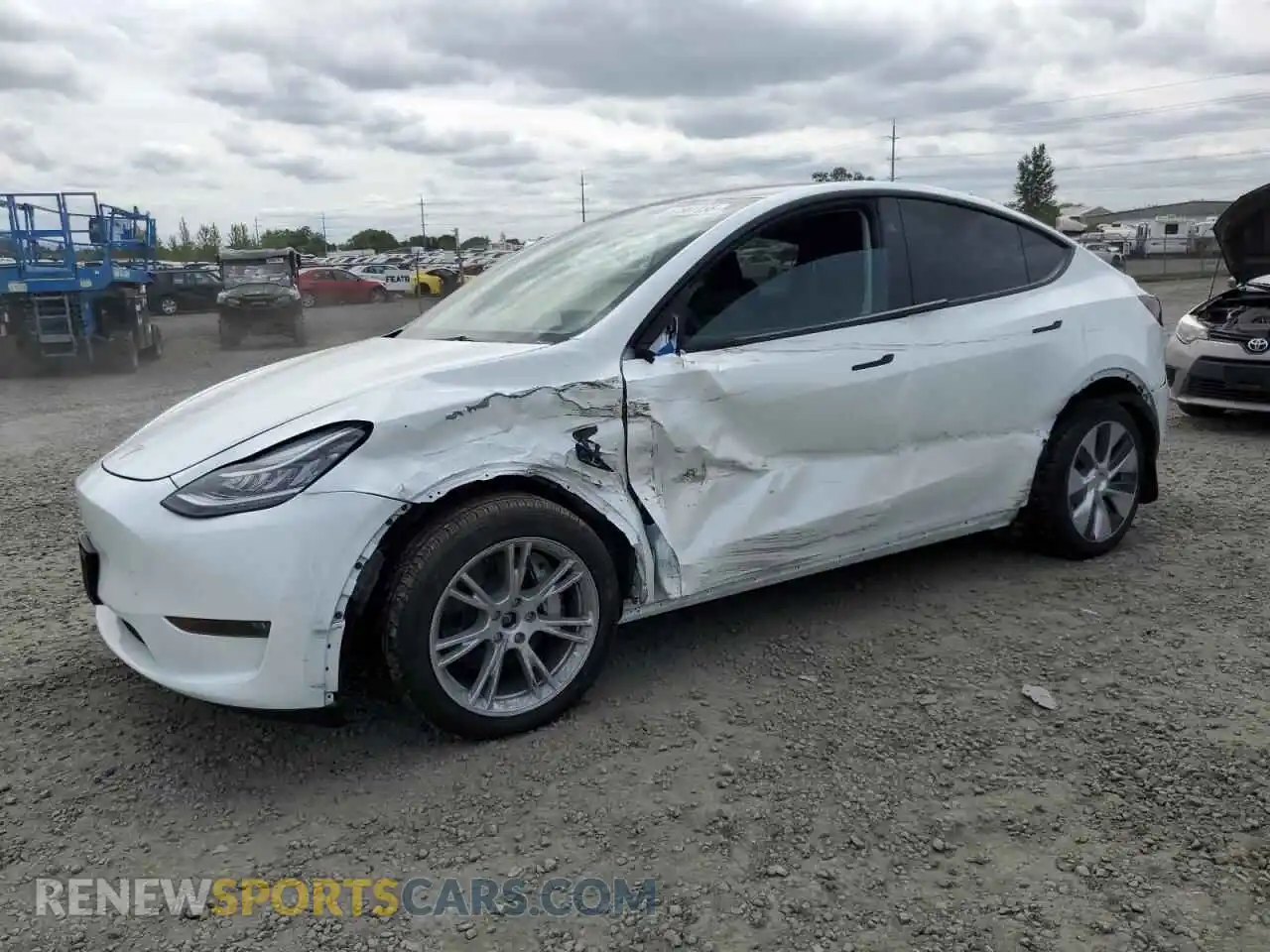 1 Photograph of a damaged car 7SAYGDEE0PA144606 TESLA MODEL Y 2023