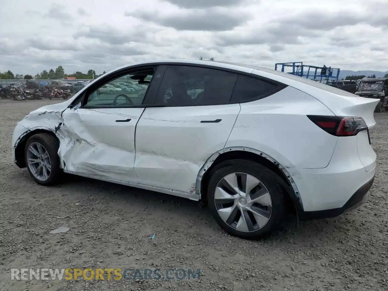 2 Photograph of a damaged car 7SAYGDEE0PA144606 TESLA MODEL Y 2023