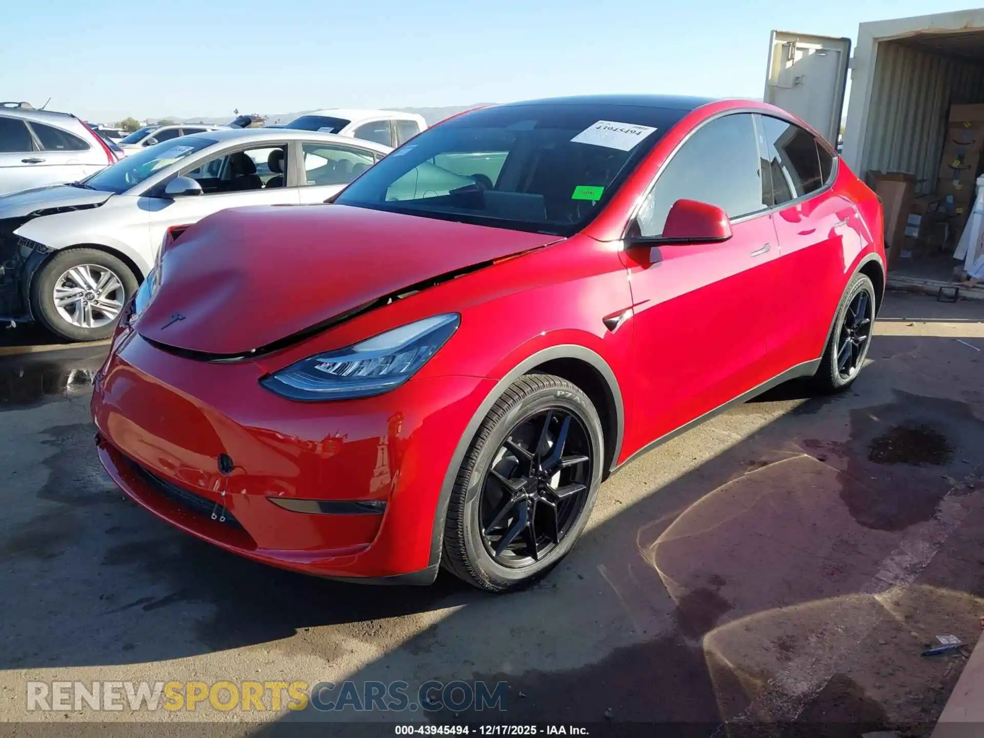 2 Photograph of a damaged car 7SAYGDEE0PA145965 TESLA MODEL Y 2023