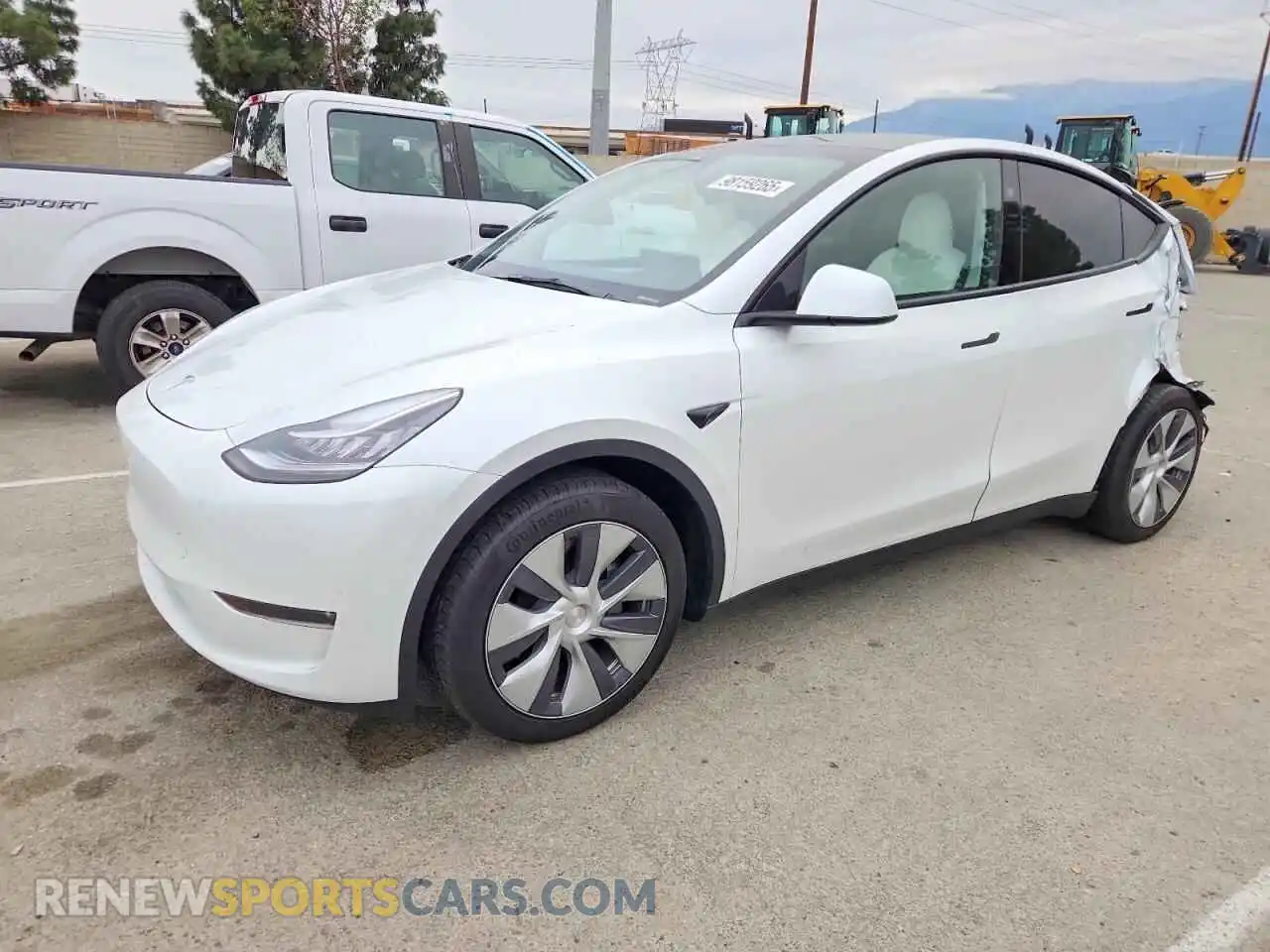 1 Photograph of a damaged car 7SAYGDEE0PA153306 TESLA MODEL Y 2023